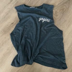 spiritual gangster crop top yogini